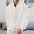 thumbnail image 1 of LEEy-world Cool Hoodies Men's Softshell Jacket Windproof Lightweight Outdoor Jackets Full Zip Hiking Work Outwear White,XXL, 1 of 4