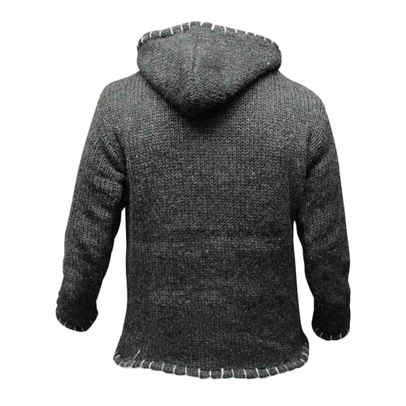LEEy-world Cool Mens Hoodies Hoodies for Men Winter Thick Jackets Sherpa Lined Zip Up 2023 Fabric Upgrade Green,3XL