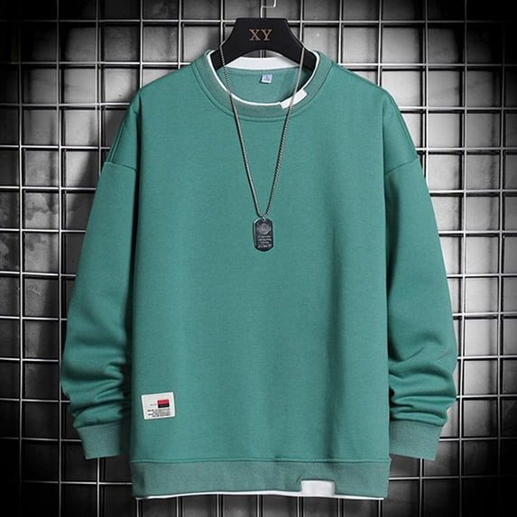 LEEy-world Crewneck Sweatshirts Mens Hoodies Pullover Unisex Sweatshirt Graphic Hoodies for Men 3D Hoodie for Women Green,XL