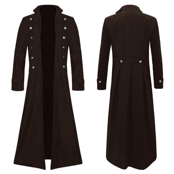 LEEy-world Fall Jacket Men's Packable Rain Jacket Waterproof Windbreaker Lightweight Raincoat with Hood Brown,S