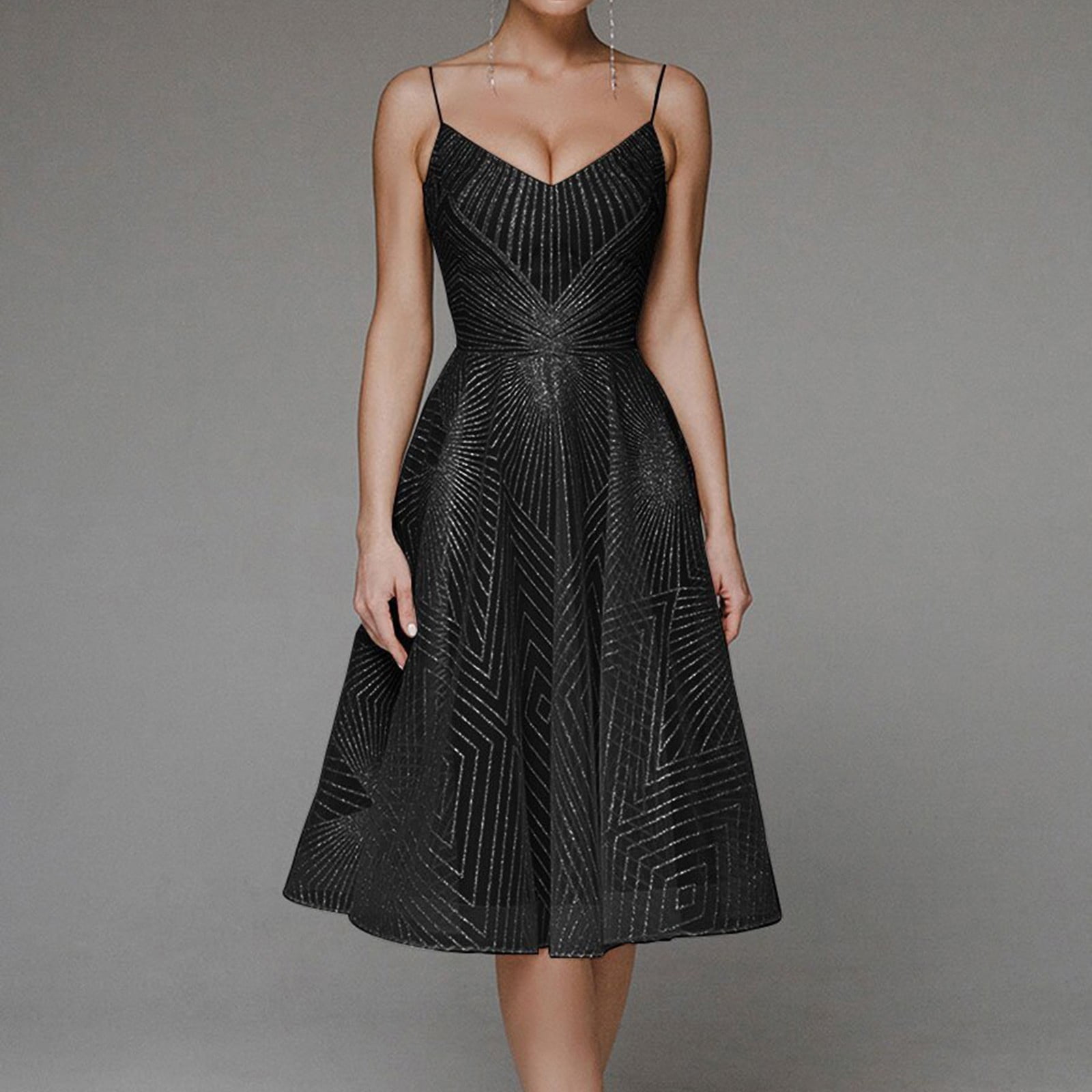 LEEy-world formal Dresses for Women 2023 Women's Dress Sweet & Cute V-Neck  Bell Sleeve Shift Dress Mini Dress ,XL