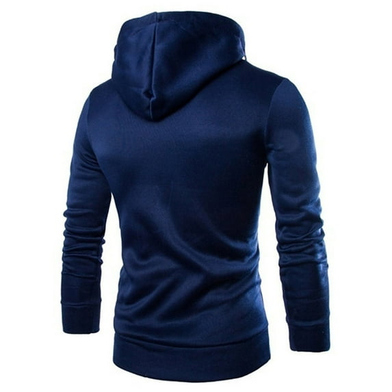 LEEy-world Mens Sweatshirt Men'S Fleece Pullover Hoodies, Thermal Warm Winter Hooded Sweatshirt, Sports Running Workout Hoodie Navy,M