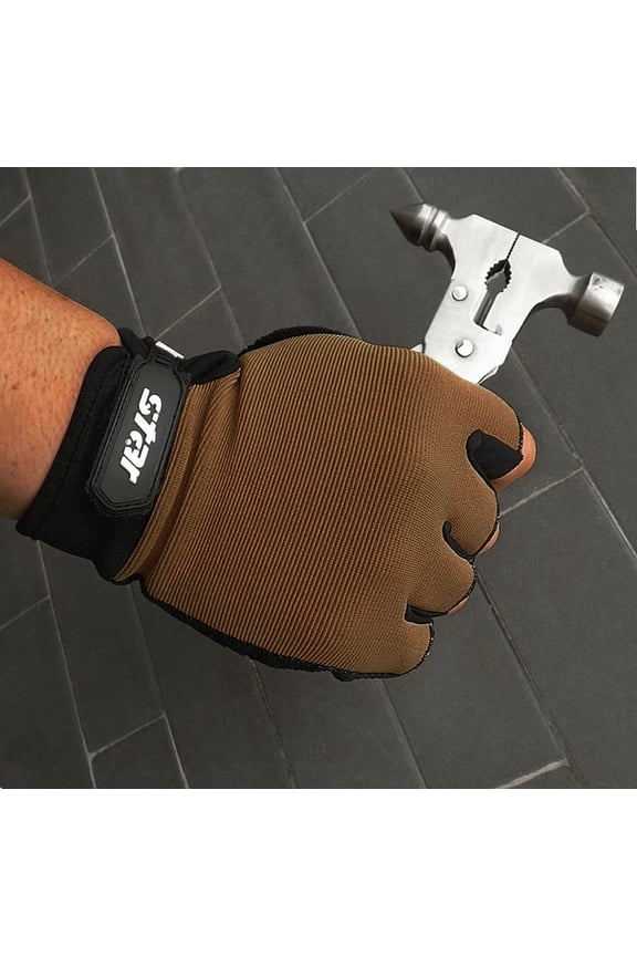 Gloves For Men Men's Pure Wool Knitted Gloves with Thinsulate Lining with Rib Design