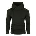 thumbnail image 1 of LEEy-world Graphic Hoodies for Men Full-Zip Hoodies for Men Lightweight Long Sleeve Sweatshirt with Pocket Black,S, 1 of 5