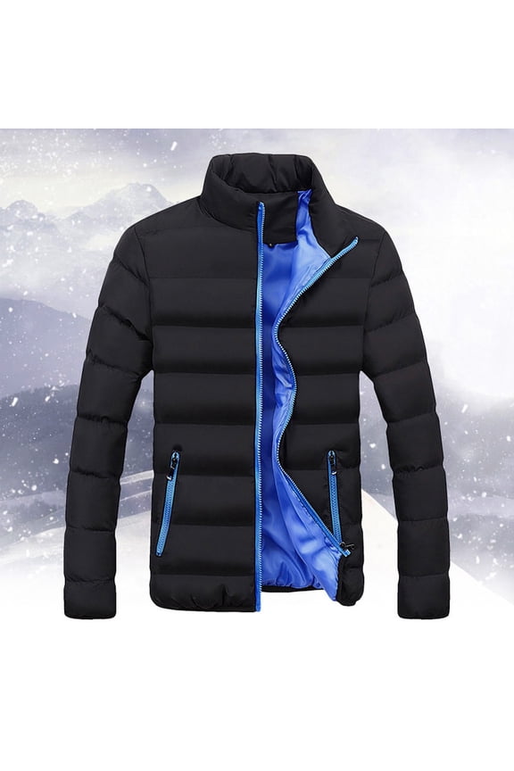 Heavy Winter Coats for Men Men's Tactical Jacket Lined Soft Shell Winter Jacket Lightweight Water Resistant Coats Outwear Blue,3XL