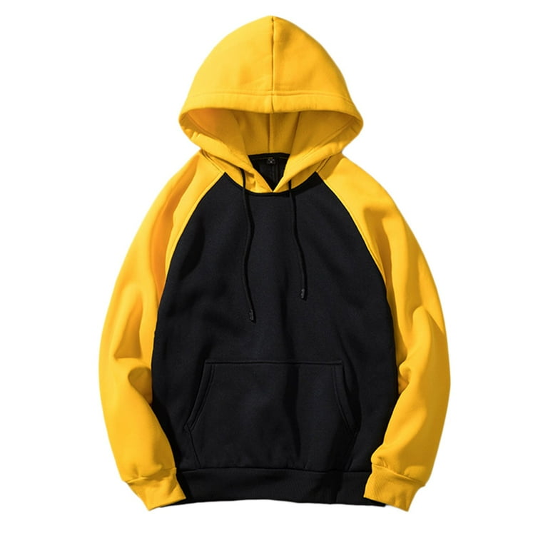 Color block sales zip hoodie