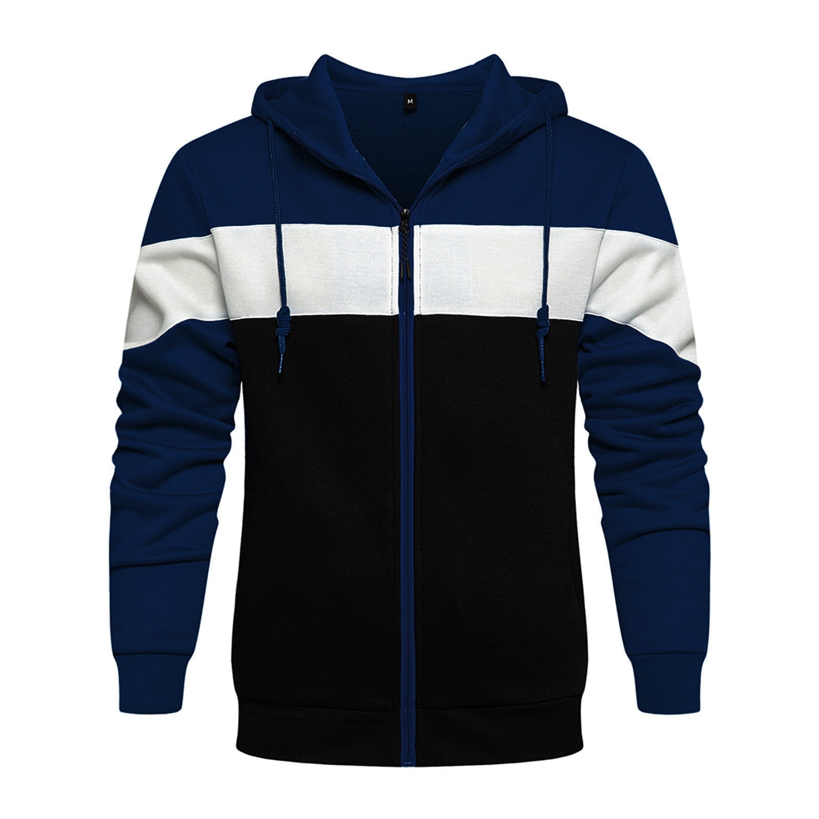 LEEy-world Hoodies For Men Graphic Men's Zip Up Hoodie