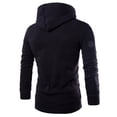 thumbnail image 1 of LEEy-world Hoodies For Men Men'S Hoodie, Ecosmart Zip-Front Hooded Sweatshirt, Cotton-Blend Hooded Sweatshirt, Mid-Weight Zip-Up Black,L, 1 of 1