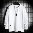 thumbnail image 1 of LEEy-world Hoodies for Men Full Zip Men's Pullover Hoodie Sweatshrits Drawstring Hooded Color Block Hoody for Men with Kangaroo Pocket White,L, 1 of 4