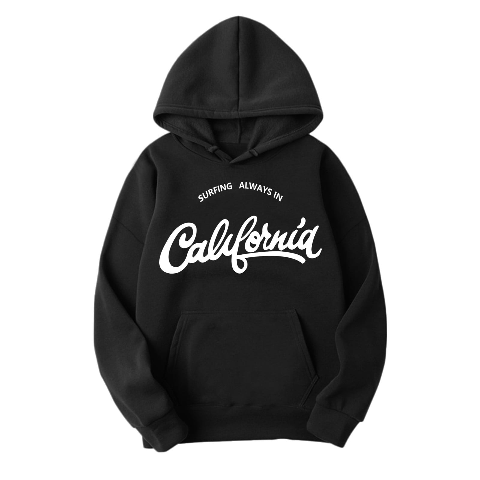 Men's Hoodie - Black - L