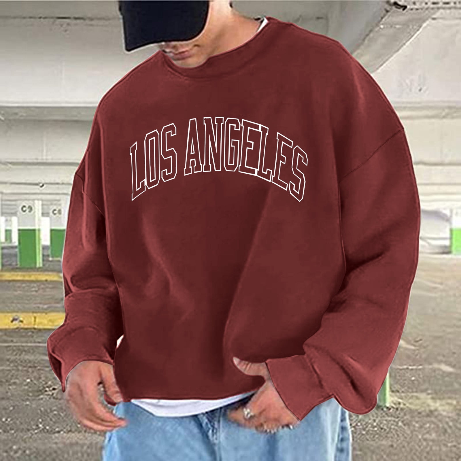 Lee Men's Sweatshirt - Red - XL