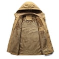 thumbnail image 1 of LEEy-world Jackets for Men Women Men'S Lightweight Bomber Jackets Windproof Windbreaker Varsity Jacket for Golf Outdoor Casual Fashion Coat Khaki,XL, 1 of 5