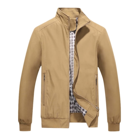 LEEy-world Jean Jacket Men's Ski Jacket Warm Winter Waterproof Windbreaker Hooded Raincoat Snowboarding Jackets Khaki,M
