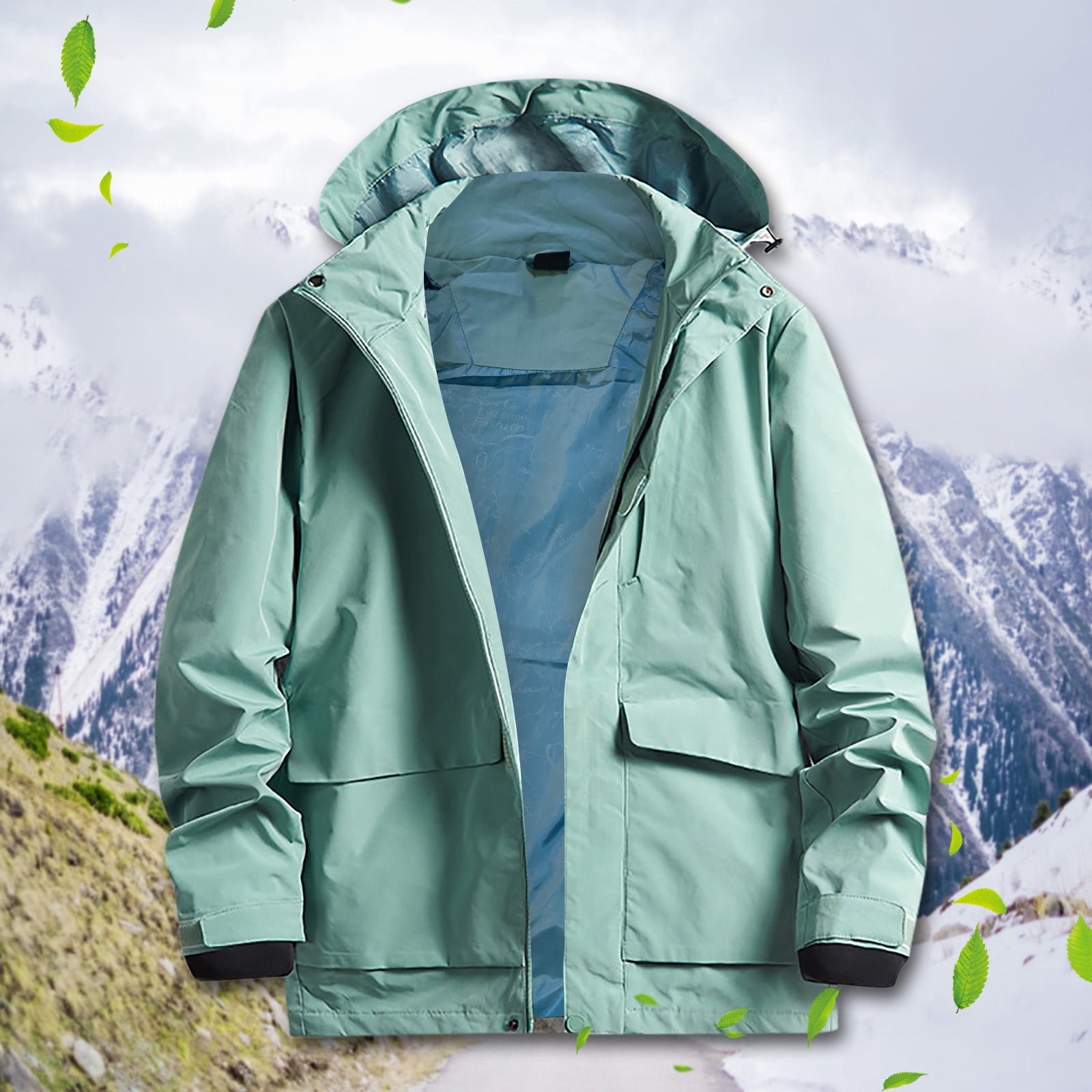 LEEyworld Light Winter Jackets for Men Men's Tactical Jacket Stand