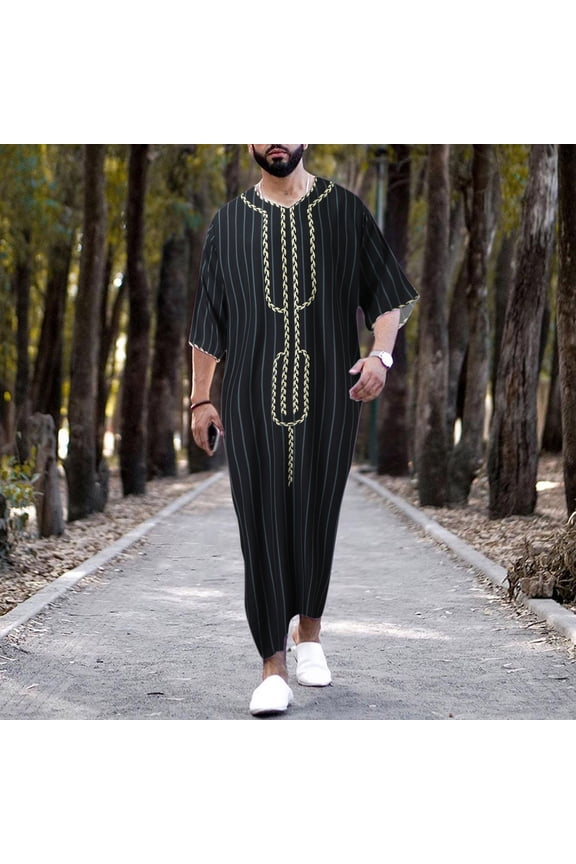 Long Sleeve Tee Shirts for Men Men Spring Fashion Shirt Zipper Lapel Leopard Print Shirt Long Sleeve Casual Loose T-Shirt Top Black,4XL