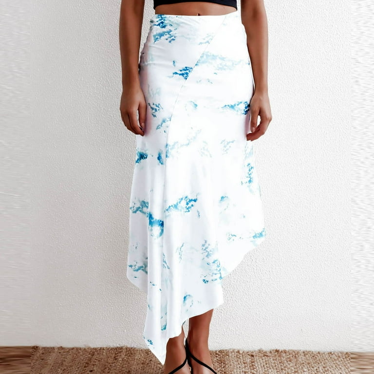 LEEy-world Maxi Skirts For Women Women's Leda High Rise Midi Skirt