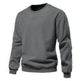 thumbnail image 1 of LEEy-world Men Hoodies Hoodies for Men Full-Zip Hooded Sweatshirt Slim Fit Softshell Hoody Jacket Dark Gray,L, 1 of 4