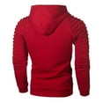 thumbnail image 1 of LEEy-world Men'S Fashion Hoodies & Sweatshirts Men's Sherpa Lined Sweatshirts Pullover Basic Tops Warm Crewneck Winter Underwear Red,5XL, 1 of 3