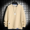 thumbnail image 1 of LEEy-world Men'S Hoodies Mens Novelty Color Block Hoodies Cozy Sport Outwear Beige,3XL, 1 of 4