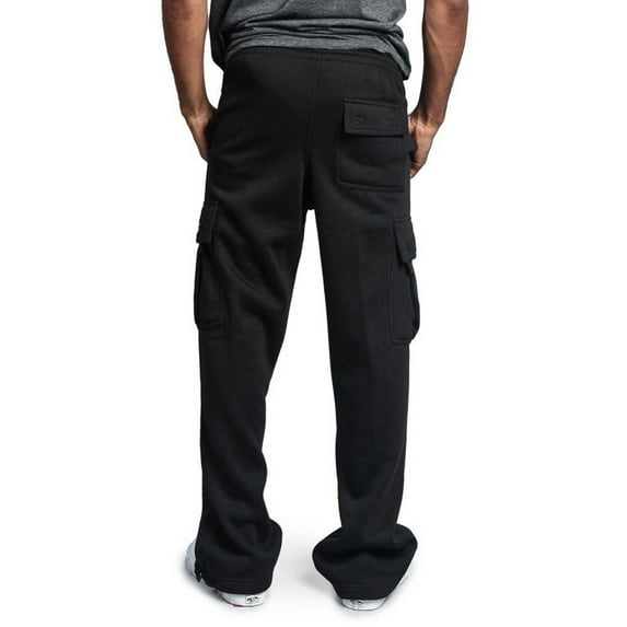 LEEy-world Men'S Pants Men's Golf Joggers Pants with Zipper Pockets Stretch Sweatpants Slim Fit Track Pants Joggers for Men Work Running Black,XXL