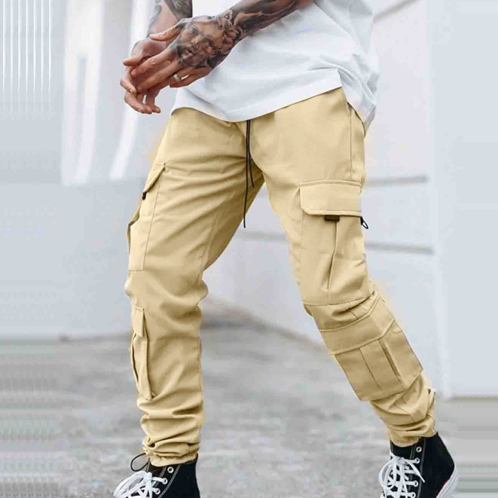 Slim cargo sweatpants - Pants - Men