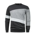 thumbnail image 1 of LEEy-world Mens Casual Fashion Sweatshirt Lightweight Active Pollover Shirt Hoodie Hoodies for Men Dark Gray,XXL, 1 of 4