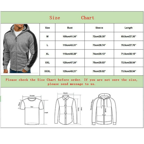 LEEy-world Mens Hoodies Men'S Hoodie Jacket 6 Zip-Pockets Warm Winter Jacket Tactical Jacket Dark Gray,XXL