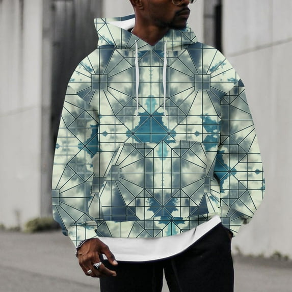 LEEy-world Mens Hoodies Pullover Cotton Golf Long Sleeve Sweatshirt, Men'S Fashion Hoodies & Sweatshirts for Men Hoodies for Men Sky Blue,XL