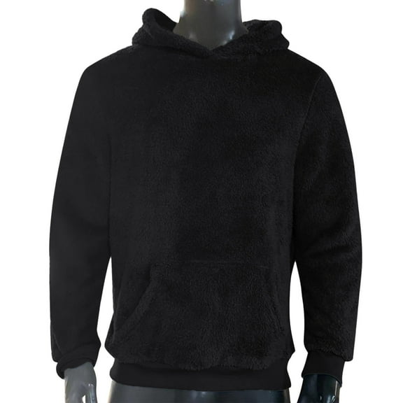 LEEy-world Mens Hoodies Zip Up Men's Hoodies Sweatershirt Casual Long Sleeve Gym Pullover Black,M