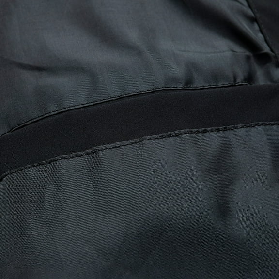 LEEy-world Mens Jackets Casual Men's Jacket with Zipper Pockets Full Zip Lightweight Warm Winter Casual Jacket Coat Black,L