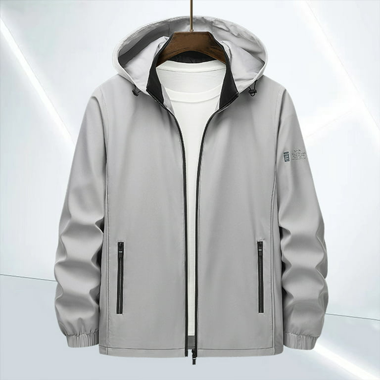 Men's Polar Fleece Hoodie Jacket Causal Windbreaker Coat Outerwear