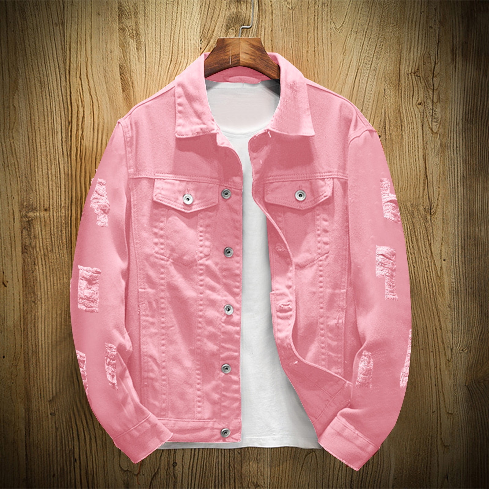 LEEy-world Mens Leather Jacket Flannel Plaid Shirt Jacket for Men