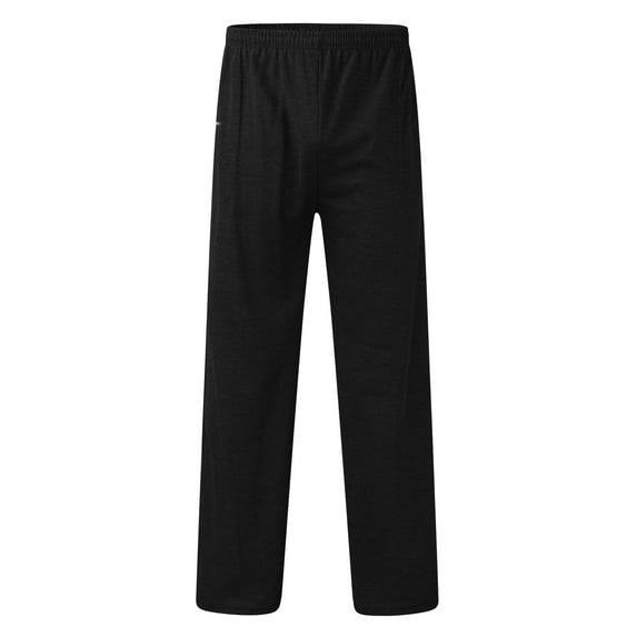 LEEy-world Mens Sweatpants Men's Workout Pants Elastic Waist Jogging Running Pants for Men with Zipper Pockets Black,40