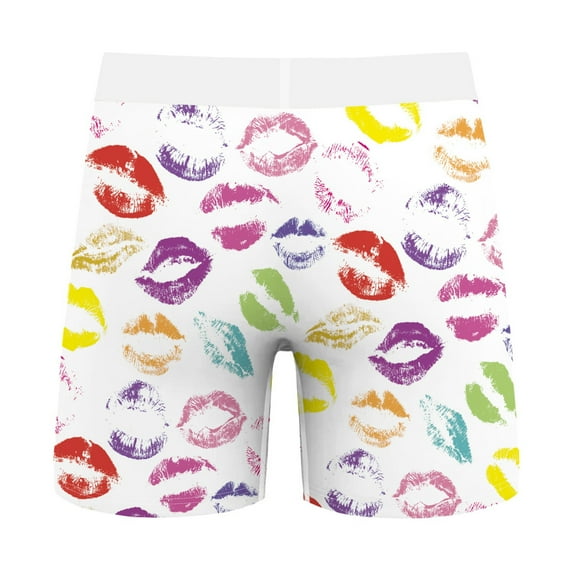 LEEy-world Mens Underwear Men's Polyester Blend Total Support Pouch Boxer Brief White,L