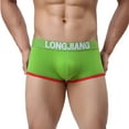 thumbnail image 1 of LEEy-world Mens Underwear Men's Underwear Signature Pima Cotton Full-Rise Brief Green,M, 1 of 3