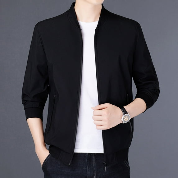 LEEy-world Mens Winter Jackets Men's Long Sleeve Sherpa Lined Shirt Jacket Flannel Plaid Coats Black,XL