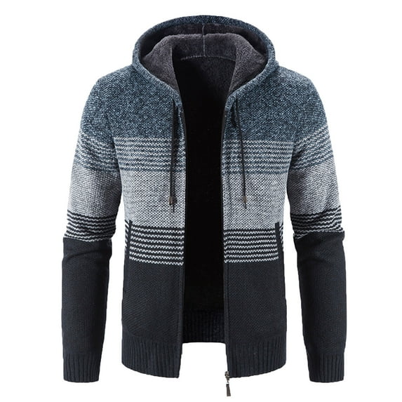 LEEy-world Mens Winter Jackets Men's Puffer Jacket Lightweight Hooded Packable Warm Winter Puffy Jackets Coat Blue,XL