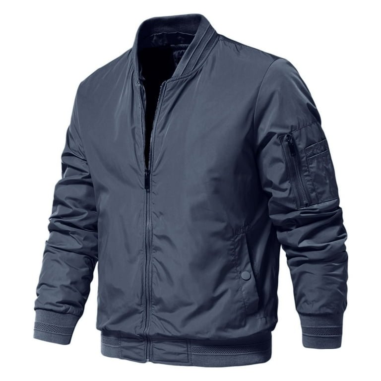 LEEy-world Puffer Jacket Men Men's Lightweight Bomber Jacket