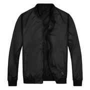 LEEy-world Puffer Jacket Men Men's Ski Jackets Winter Waterproof Windproof Hiking Snowboard Lined Jacket Hooded Black,XL