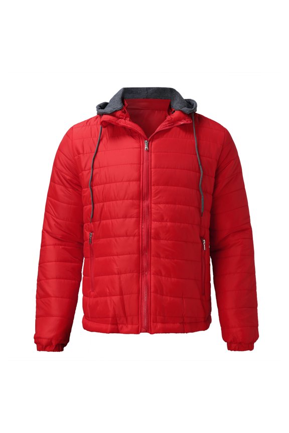 Puffer Jacket Men Men's Special Ops Tactical Soft Shell Jacket Coat Red,M