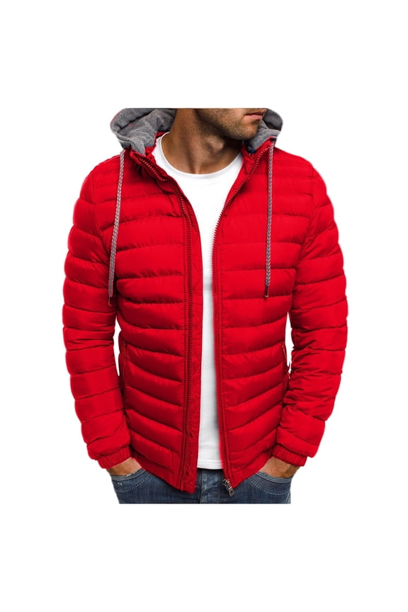 Puffer Jacket Men Men's Special Ops Tactical Soft Shell Jacket Coat Red,M