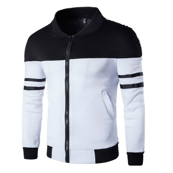 LEEy-world Rain Jackets for Men Waterproof Men's Cotton Jackets Winter Lined Casual Warm Cargo Coat Working Jacket with Multi Pockets Black,M