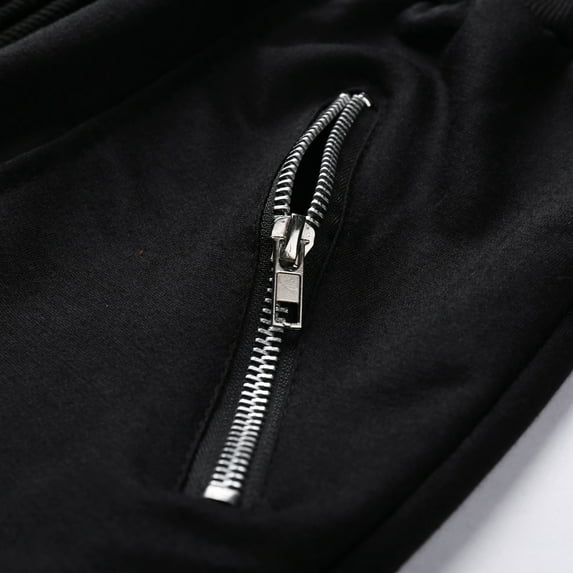 LEEy-world Sweatpants for Men Men's Fashion Oversized Casual Pants With Thick Tracksuit Pants And Warm Pants Trousers Black,XXL