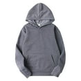 thumbnail image 1 of LEEy-world Sweatshirt Mens Logo Sweater Crewneck Sweatshirt Mens Hoodies Dark Gray,S, 1 of 2
