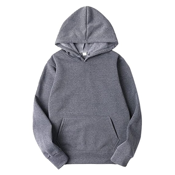 LEEy-world Sweatshirt Mens Logo Sweater Crewneck Sweatshirt Mens Hoodies Dark Gray,S