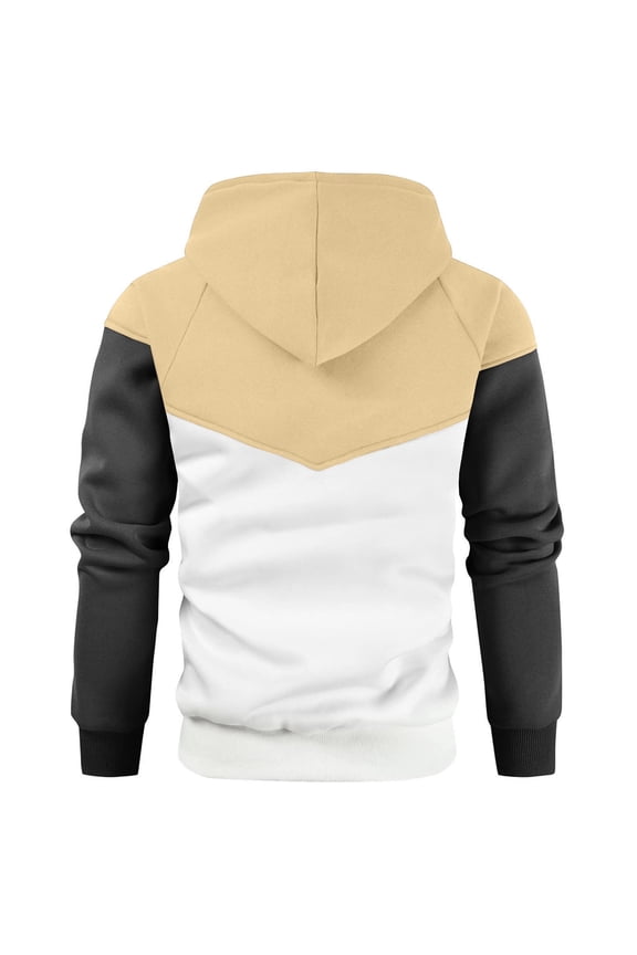 Sweatshirts For Men Men's Long Sleeve Crew Fashion Hoodies Top Sweatshirts Alphabet Graphic Casual Shirts Pullover Khaki,XL