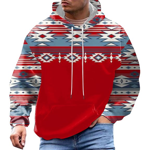 LEEy-world Sweatshirts Men'S Pullover Hoodies, Thermal Warm Winter Hooded Sweatshirt, Sports Running Workout Hoodie Red,L