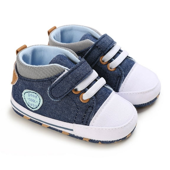 LEEy-world Toddler Shoes Spring and Summer Children Baby Toddler Shoes Boys and Girls Flat Soles Light Soft Comfortable Solid Color Simple Shoes,Blue