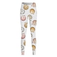 thumbnail image 1 of LEEy-world Warm Leggings for Women Winter Christmas Leggings All- Women Casual Christmas Slim Printed Elastic Long Boot Pants Pants Lace Leggings for Women White,2XL, 1 of 3