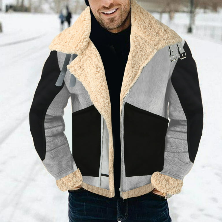 LEEy-world Winter Coat Men'S Skiing Jacket With Hood Waterproof
